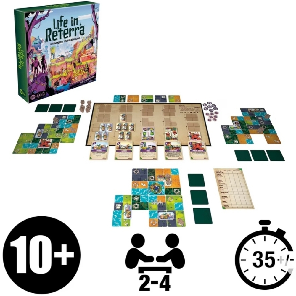 Board Game Life In Reterra Community Rebuilding Game - Picture 8 of 8
